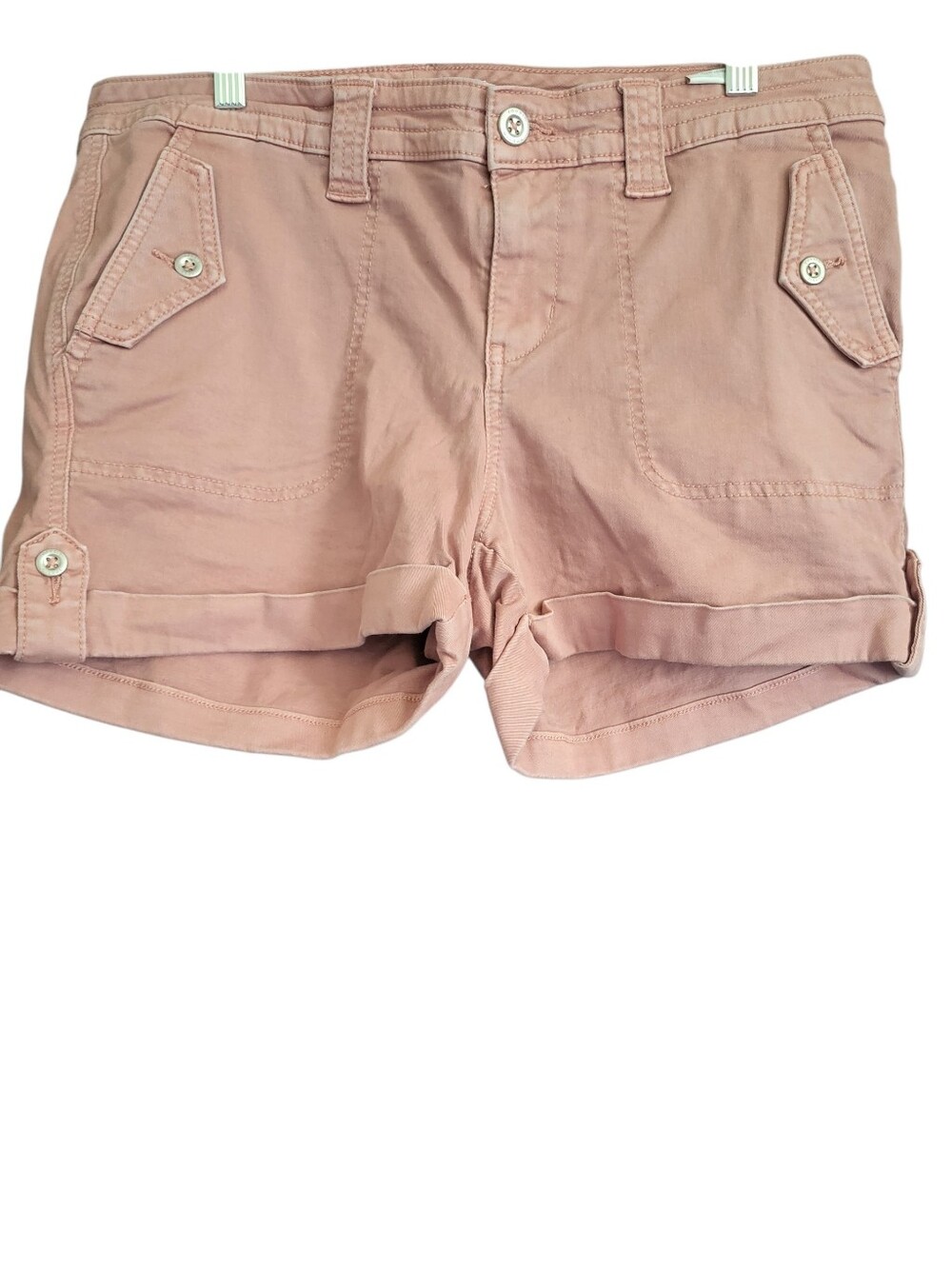 Torrid Plus Rolled-Hem Utility Shorts Pink sz See Measurement